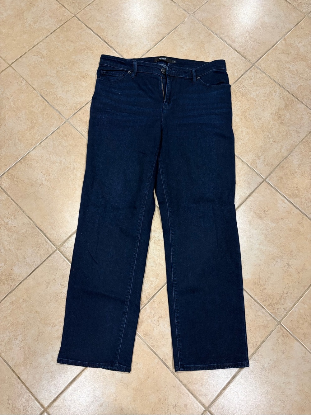 Hudson Jeans Women's Dark Indigo Straight-Leg Jeans